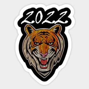 Chinese New Year of the Tiger 2022 Sticker